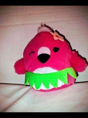 Plush Pink Hawaiian Hula Bird Toy - Kids Toys